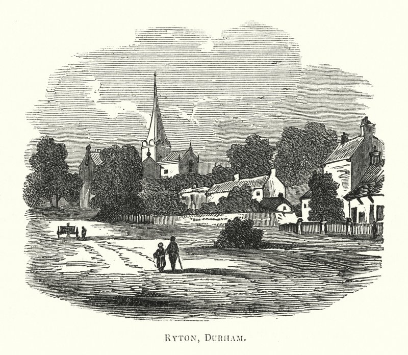 Ryton, Durham (gravering) av English School