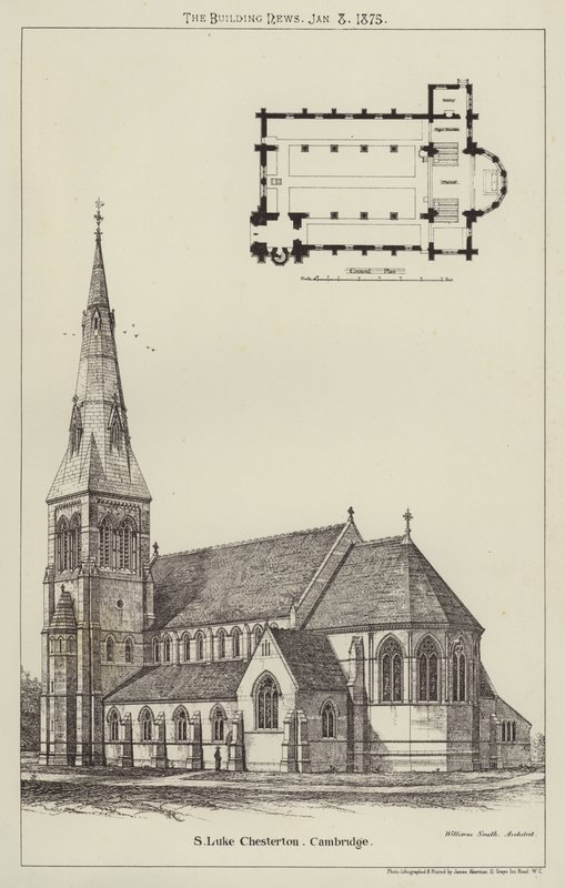 S Luke Chesterton, Cambridge (gravering) av English School