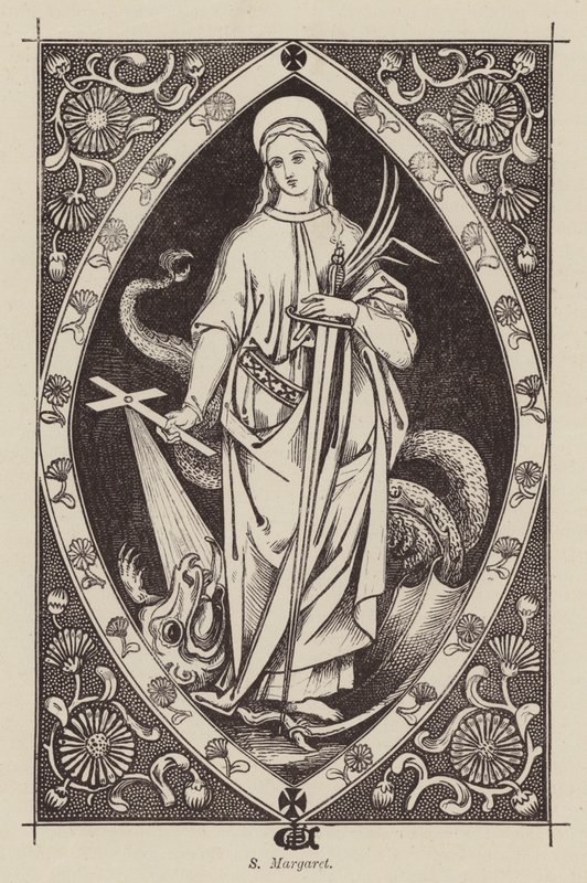S Margaret (gravering) av English School