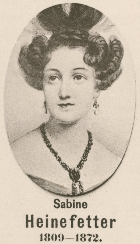 Sabine Heinefetter (gravering) av English School