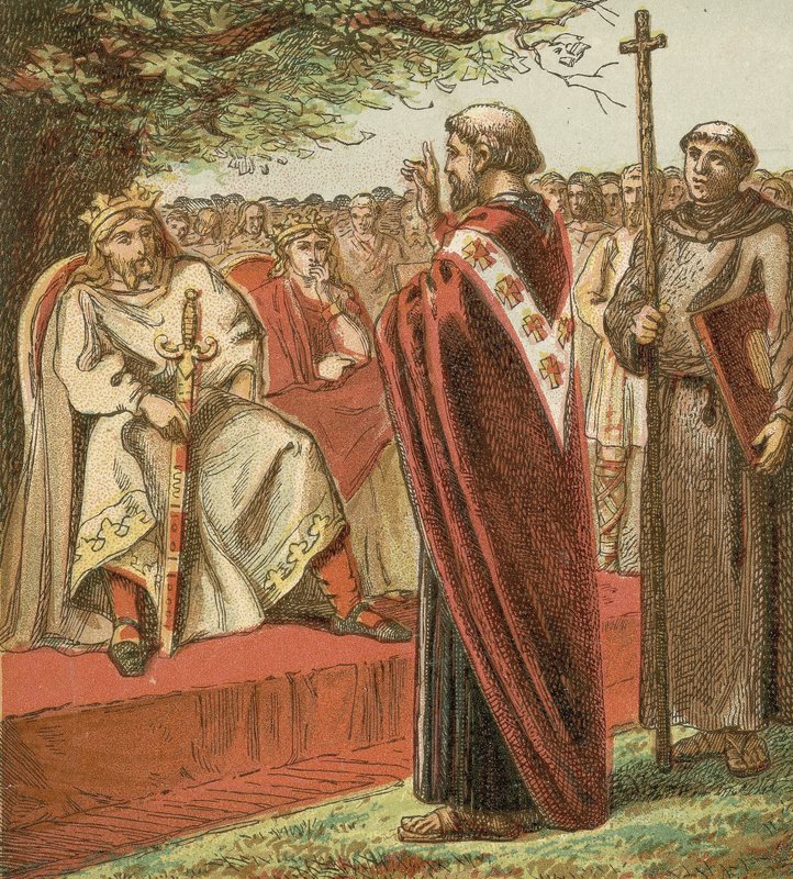 Saint Augustine og sakserne av English School