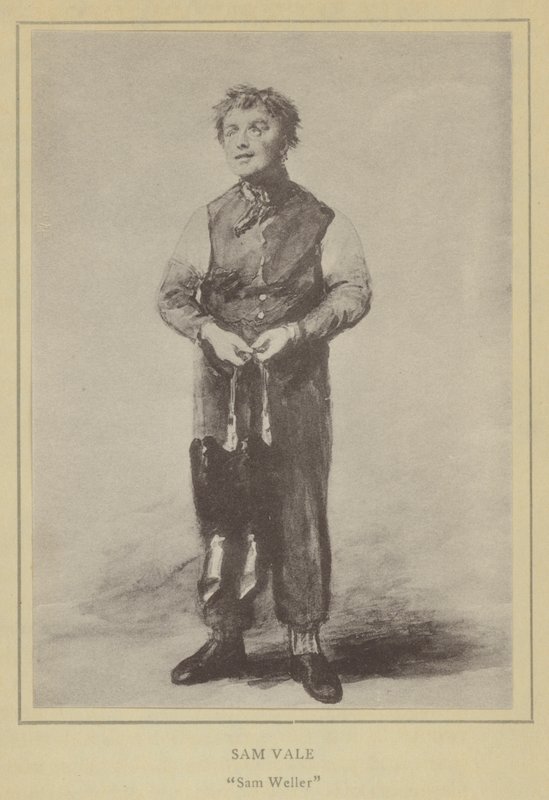 Sam Vale, Sam Weller (litho) av English School