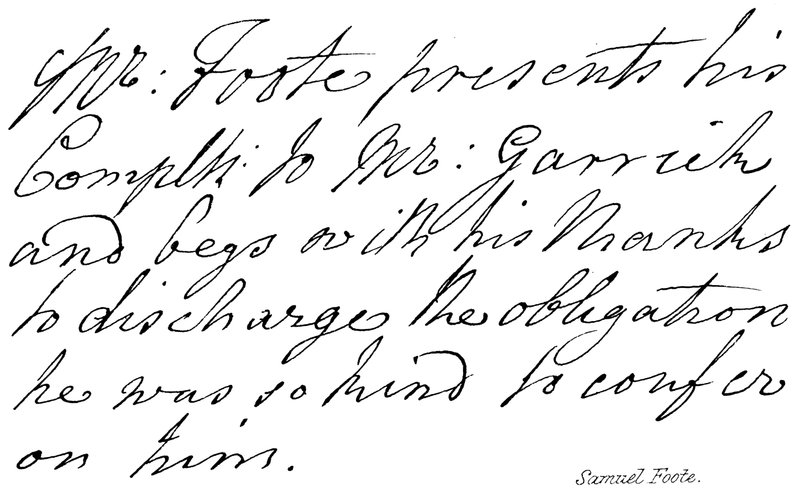 Samuel Foote av English School