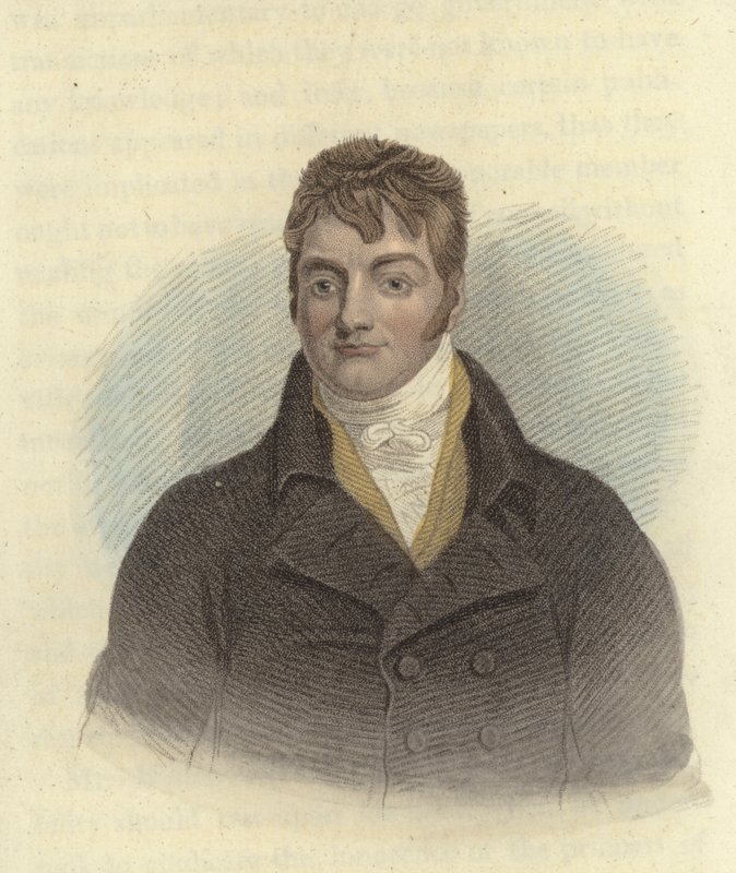 Samuel Whitbread , britisk politiker (farget gravering) av English School