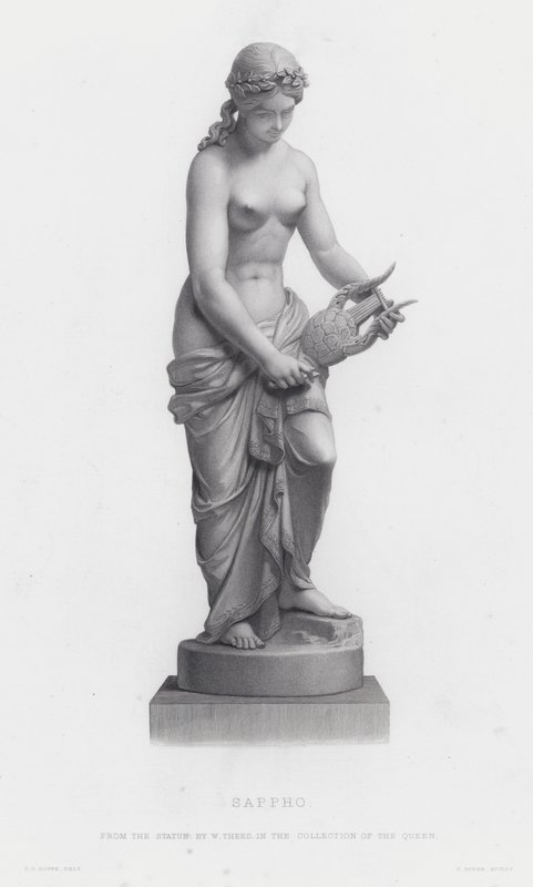 Sappho (gravering) av English School