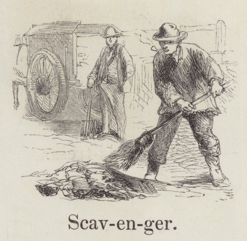Scavenger (gravering) av English School