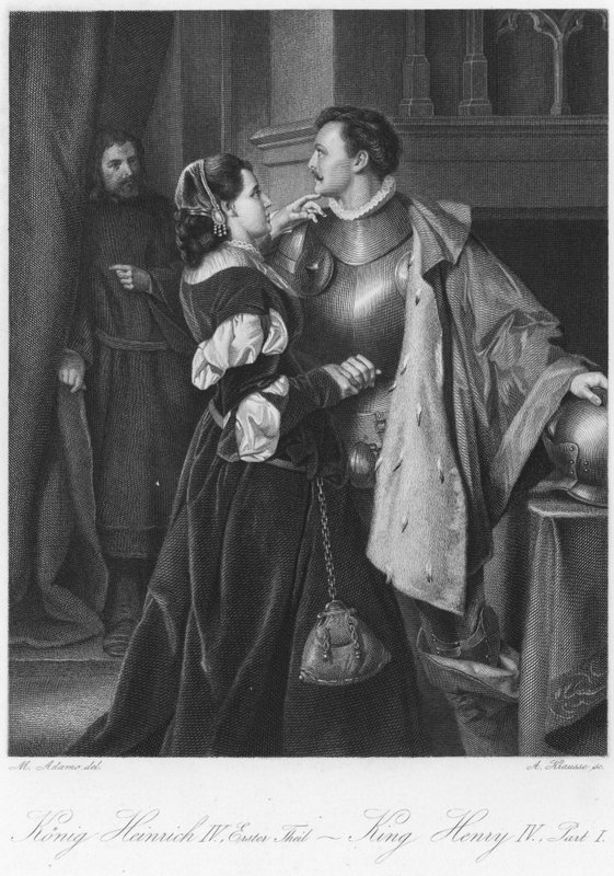 Scene fra kong Henry IV del I av English School