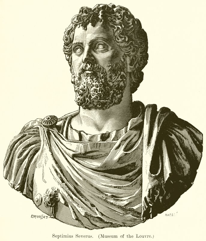 Septimius Severus. (Museum of the Louvre) av English School