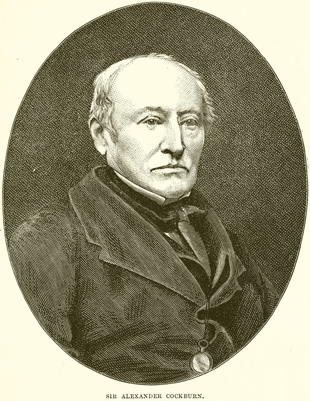 Sir Alexander Cockburn av English School