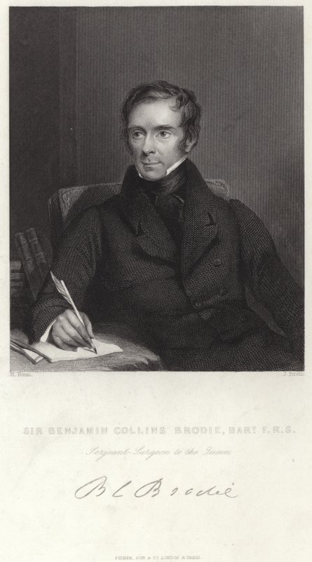 Sir Benjamin Collins Brodie av English School