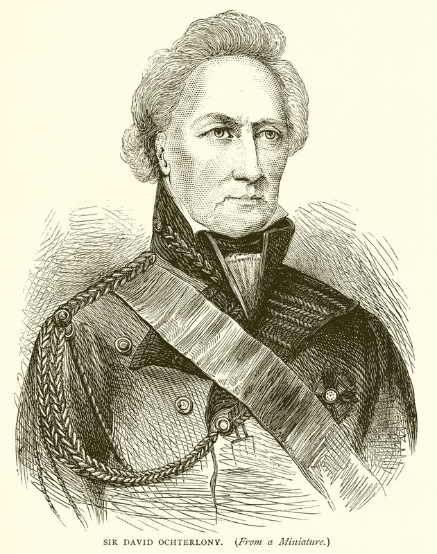 Sir David Ochterlony av English School