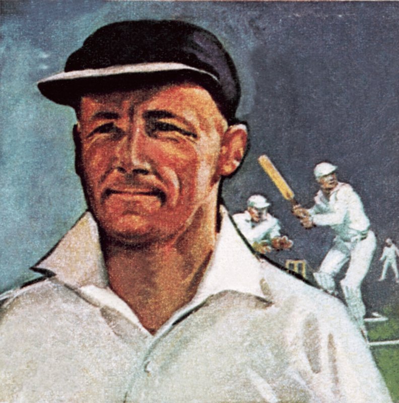 Sir Donald Bradman av English School