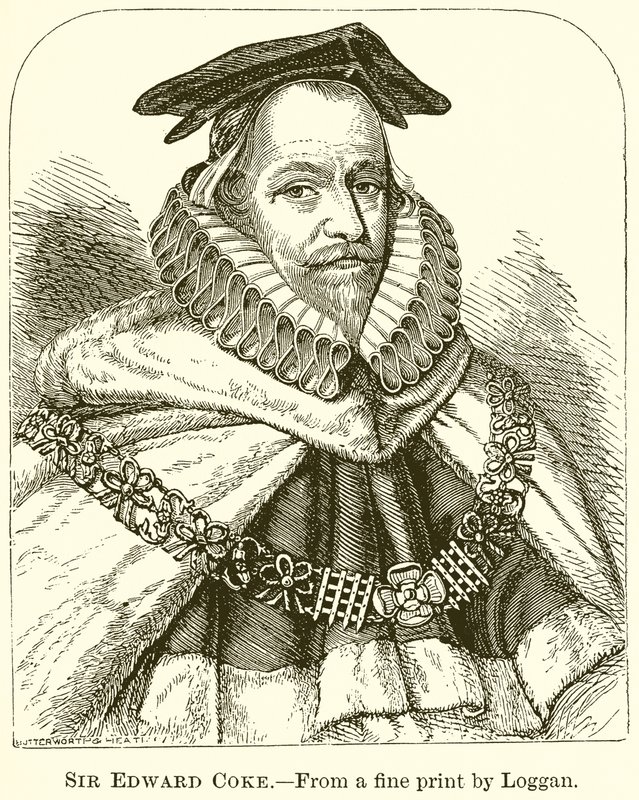 Sir Edward Coke av English School