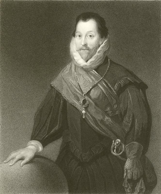 Sir Francis Drake av English School