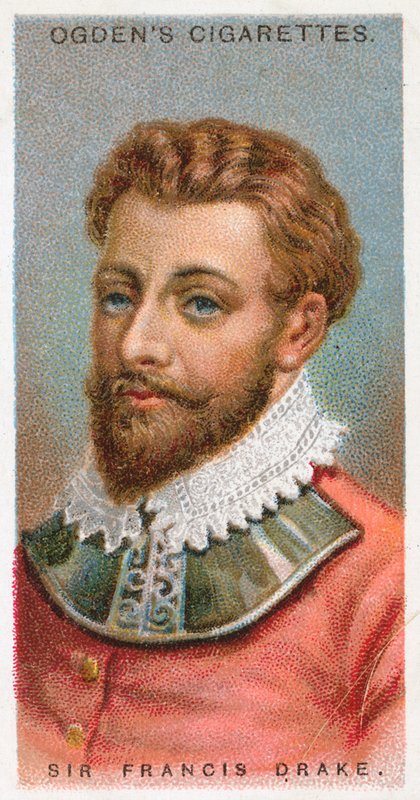 Sir Francis Drake av English School