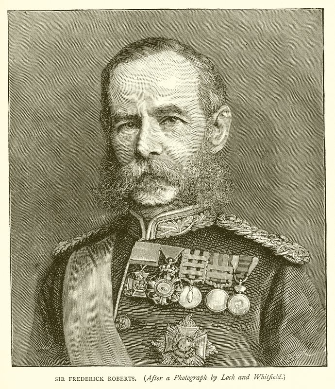 Sir Frederick Roberts av English School