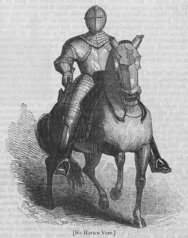 Sir Horace Vere (gravering) av English School