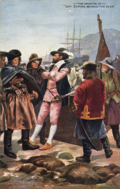 Sir Humphrey Gilberts ekspedisjon til Newfoundland, 1583 av English School