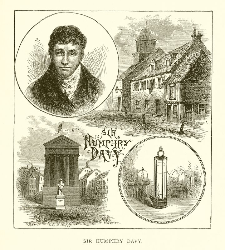 Sir Humphry Davy av English School