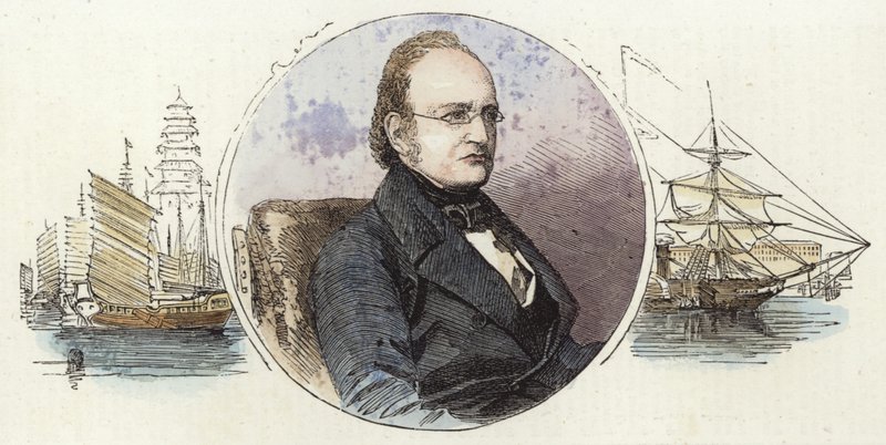 Sir John Bowring av English School