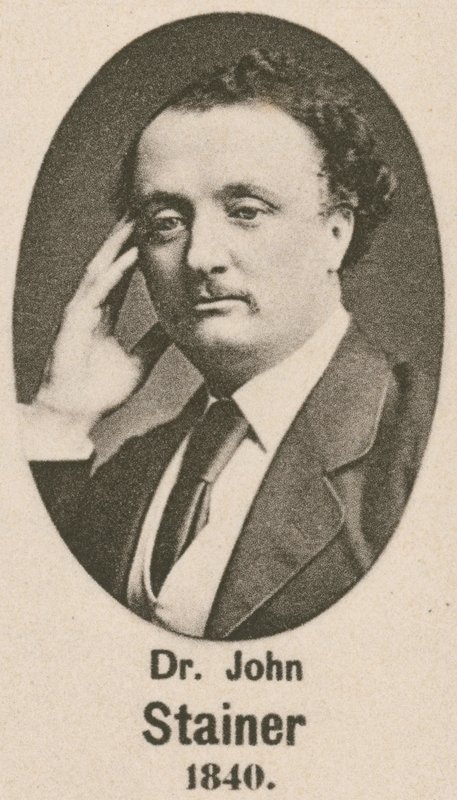 Sir John Stainer (gravyr) av English School