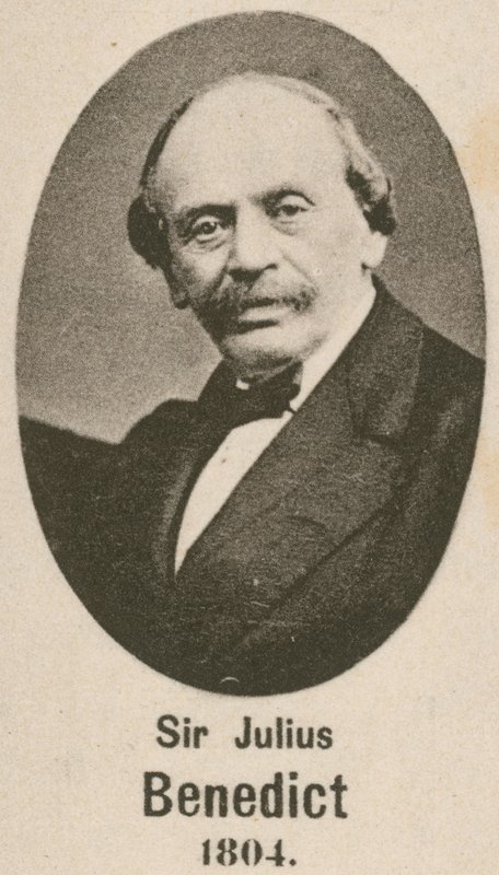 Sir Julius Benedict (gravyr) av English School