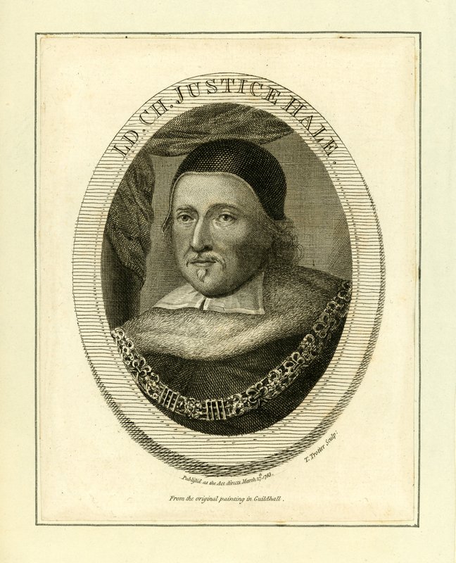 Sir Matthew Hale av English School