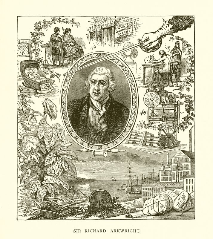 Sir Richard Arkwright av English School