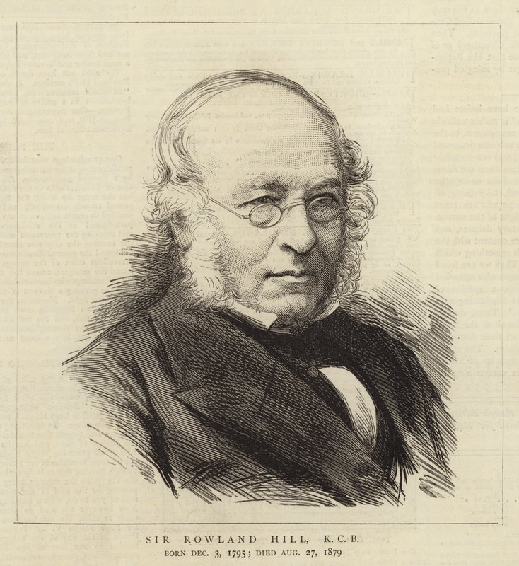 Sir Rowland Hill, KCB (gravering) av English School