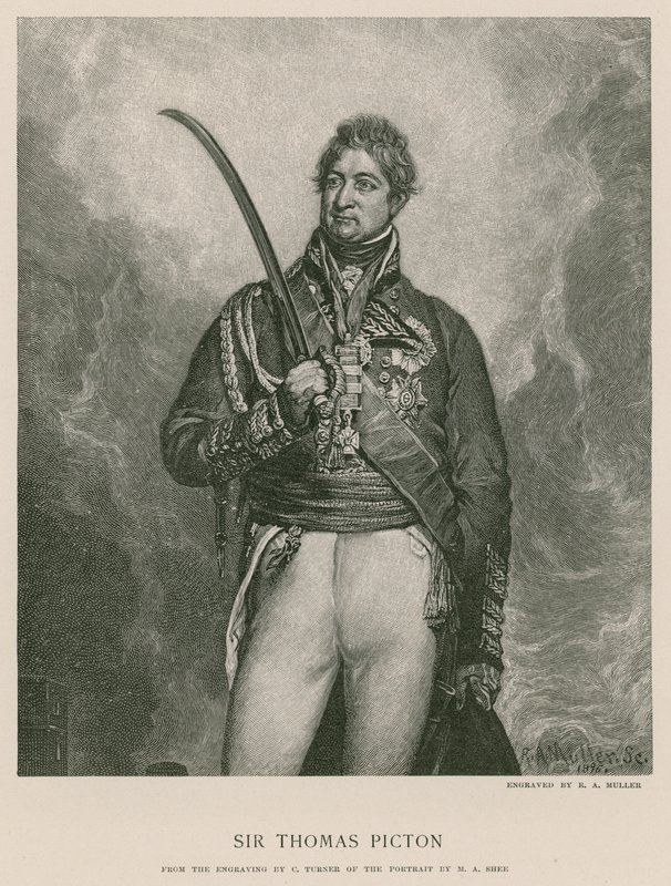 Sir Thomas Picton av English School