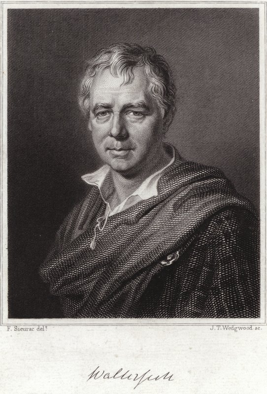 Sir Walter Scott av English School