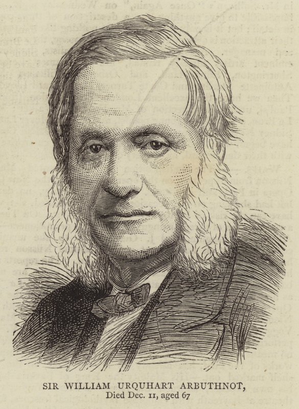 Sir William Urquhart Arbuthnot (gravering) av English School