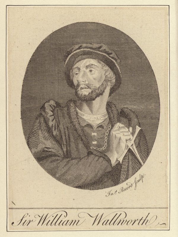 Sir William Wallworth (gravering) av English School