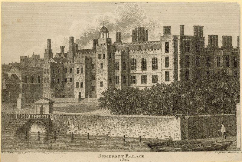 Somerset Palace, 1650 av English School