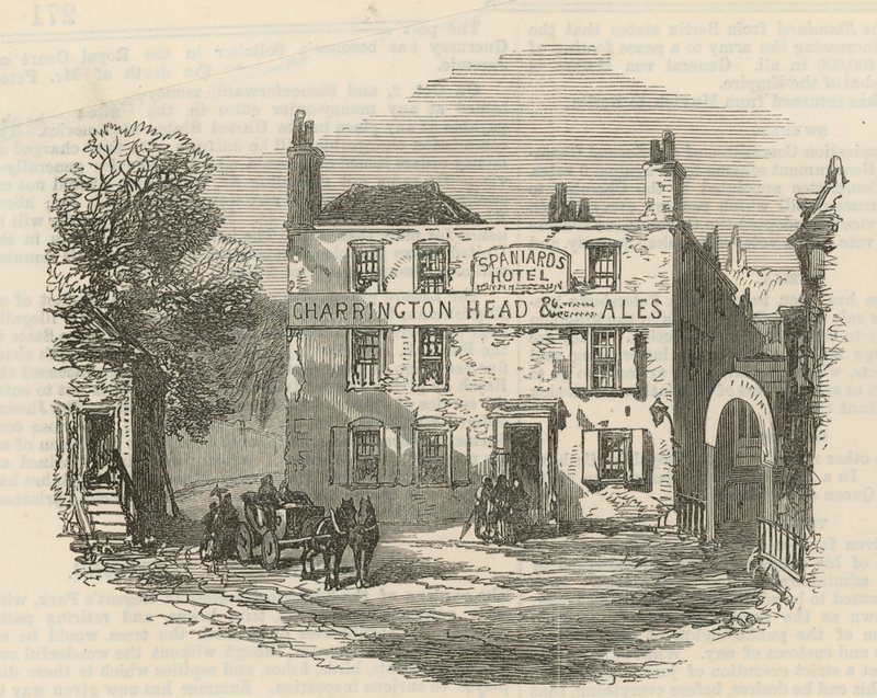 Spaniards Hotel, Hampstead Heath, London av English School