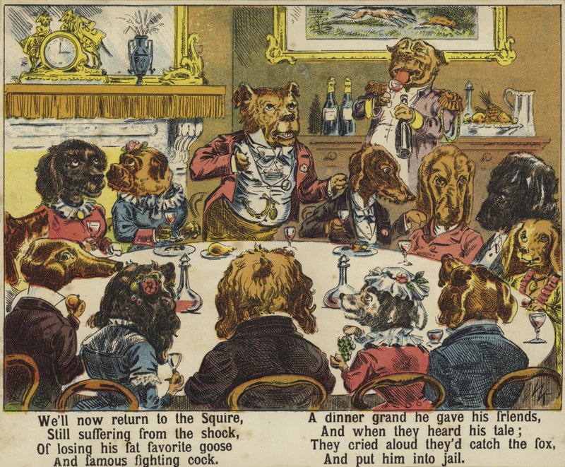 Squire Bull and the Fox av English School