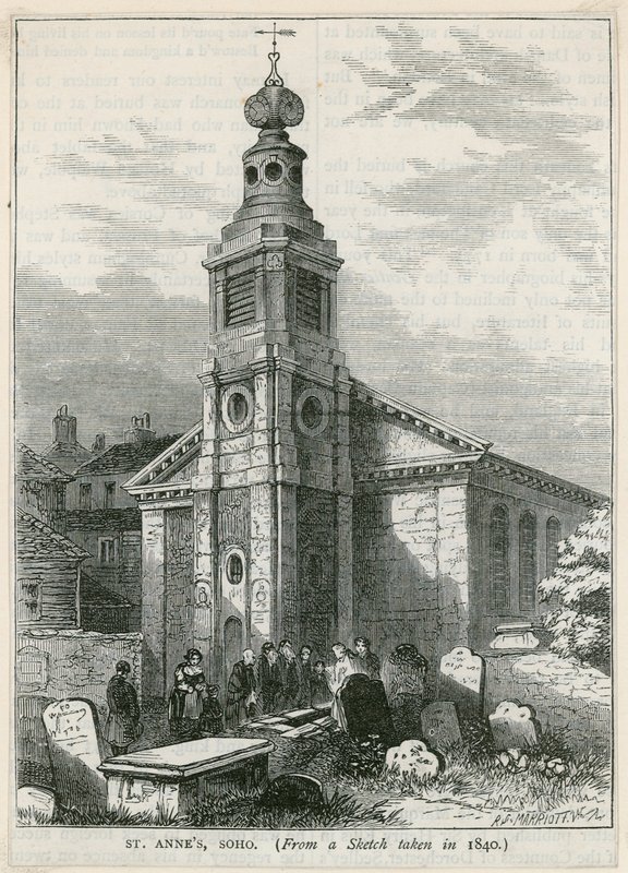 St Annes kirke, Soho av English School