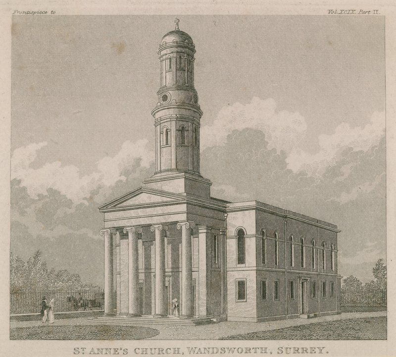 St Annes Church i Wandsworth av English School