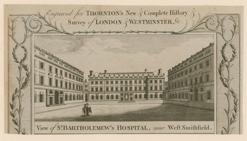 St Bartholomews Hospital, Smithfield. av English School