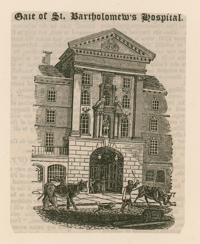 St Bartholomews Hospital, Smithfield. av English School
