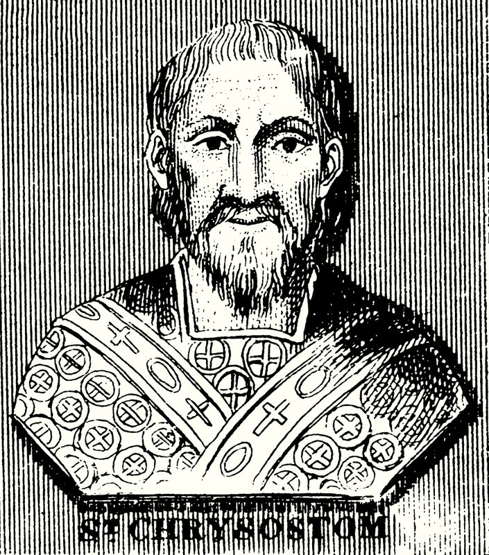 St Chrysostom (gravering) av English School