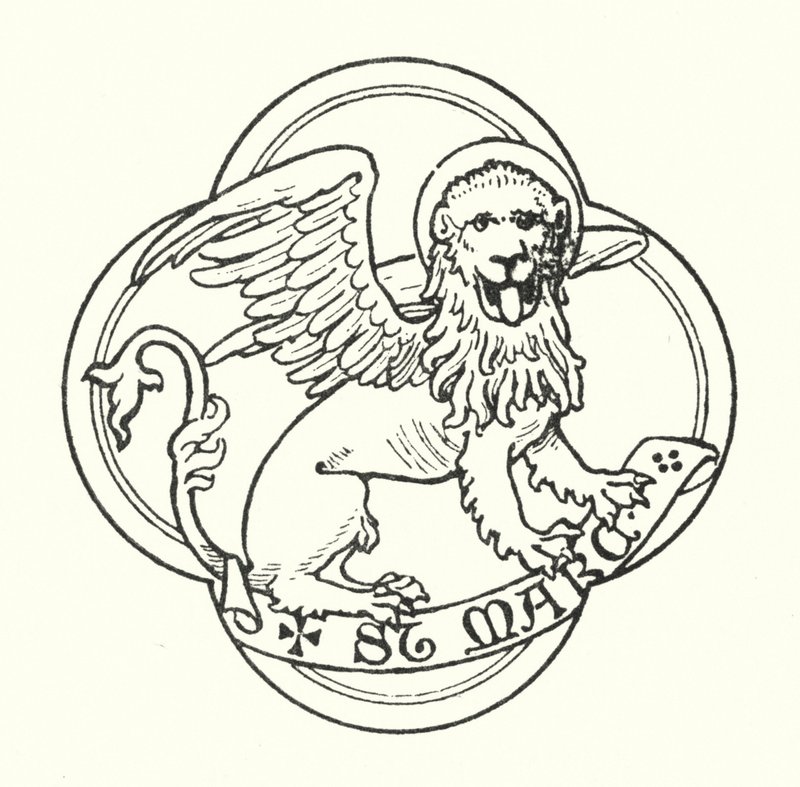 St Mark (gravering) av English School