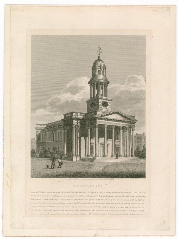 St Marylebone kirke av English School