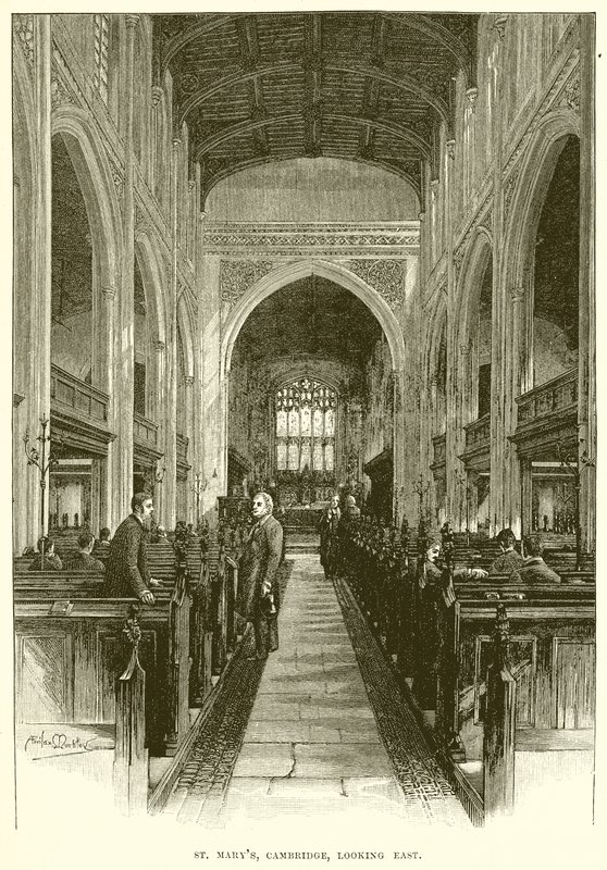 St. Marys, Cambridge, ser østover av English School