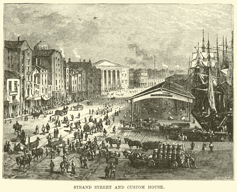 Strand Street og Custom House av English School