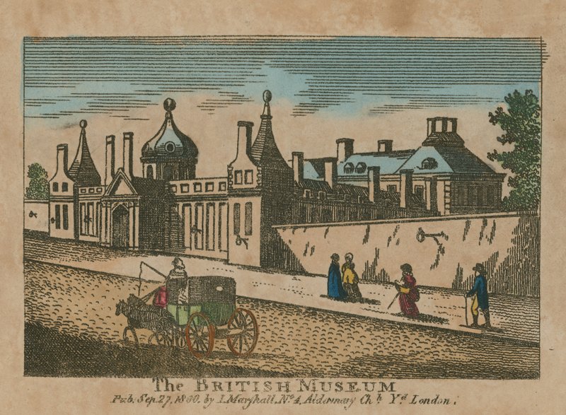 Gatebilde og British Museum av English School