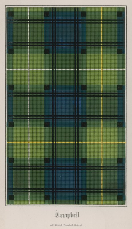 Tartan fra klanen Campbell av English School
