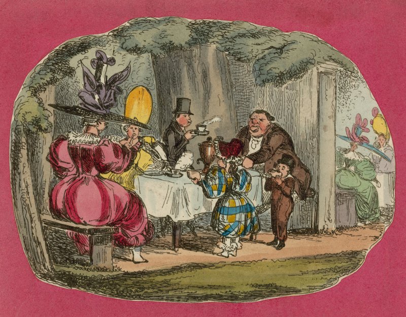 Te i Vauxhall Gardens av English School