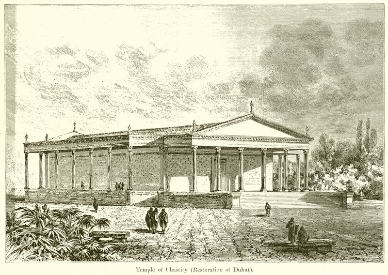 Kyskhetens tempel (Restaurering av Dubut) av English School