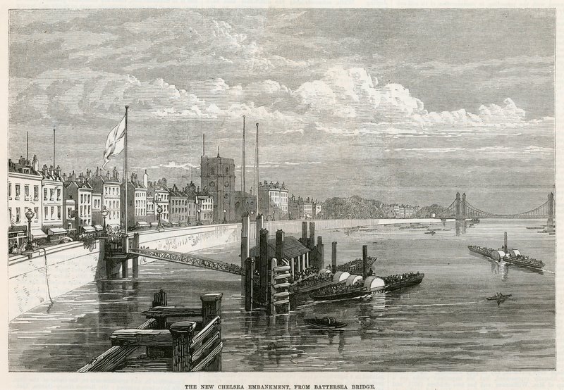 Thames Embankment i Chelsea av English School